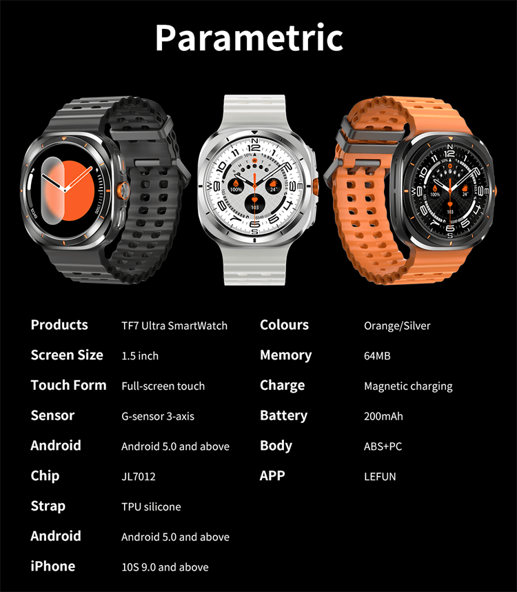 TF7 Ultra Smart Watch Premium Quality